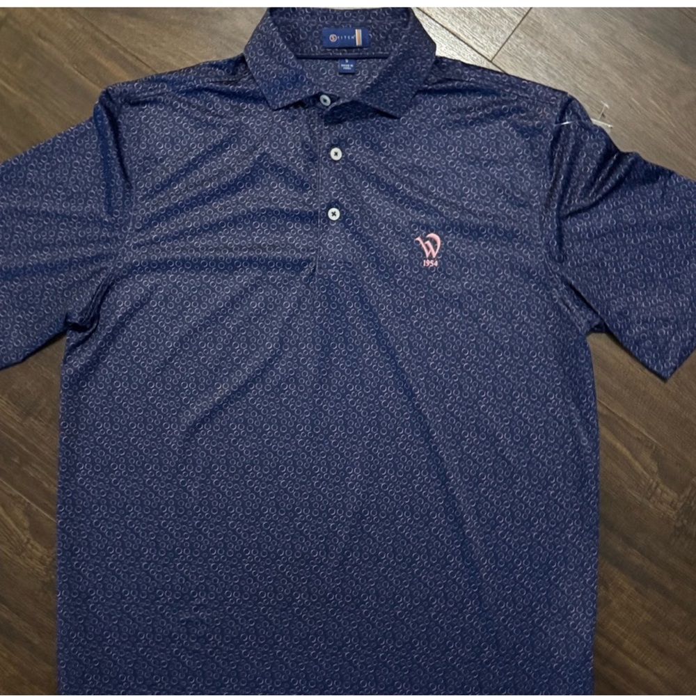 Stitch Golf Performance Golf Polo Shirt Men’s Size Small Navy